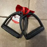Harry's Horse 43001001 01ADULT Stirrups Compositi Profile – Adult, Medium, Black
