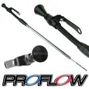 Proflow Engine Dipstick Braided Stainless Black Billet Ford 302 351 Cleveland V8 (for: Ford)