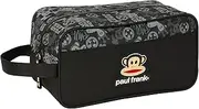 [safta] Paul Frank Join The Fun - Medium Shoe Rack, Multi-Purpose Bag, Sports, Extracurricular, Football, Comfortable and Versatile, 29 x 14 x 15 cm, Black, Estándar, Casual, Black, Estándar, Casual