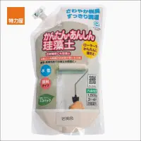 在飛比找momo購物網優惠-【特力屋】日本製簡單安心硅藻土塗料1.5kg岩褐色