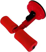 Mipcase Suction Cup Sit Up Assist Device for Home Fitness Height Abdominal Trainer Durable Base for Leg Muscle Training Easy Installation Smooth Surfaces Red