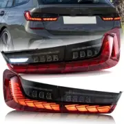 VLAND GTS Clear Red LED TailLights W/Animation For 19-24 BMW 3 Series G20 G80 M3 (for: BMW)