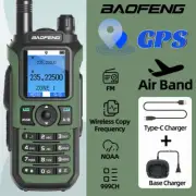 Baofeng UV-21 GPS Two Way Radio Long Range Mutil Band NOAA Ham Radio For Hunting