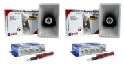 PA Power Horn Speaker 100 Watt Indoor Outdoor 100W with Hifi Amplifier Qty 2
