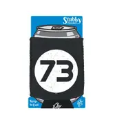 73 Number - Funny Novelty Stubby Holder With Base