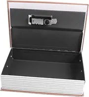 COHEALI Simulation Book Lock Box with Combination Lock Metal Security Safe Box Butterfly Pattern for Home Office and Travel Valuables Storage