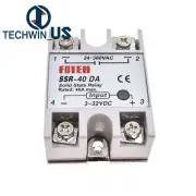 SSR-40 DA 40A Solid State Relay Module DC-AC 3-32V DC/24-380V AC for Arduino