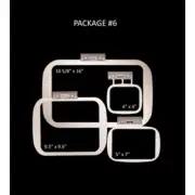 Durkee SAC4PCSNXP EZ Frame Set for Brother XP Luminaire and Baby Lock Solaris
