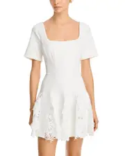 Milly Joy Lace Godet Dress