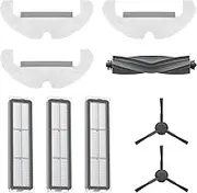 Dreame Accessory Set for D10s Plus, Includes 1x Main Brush, 2x Side Brushes, 3x Filters and 3x Mop Cloths - Original and Compatible