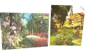 LOT NEW SEALED Vintage Whitman 4777 4759 Puzzles Magnolia Gardens SC & Germany