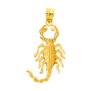 14K Gold Mini Scorpion Charm