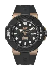 CAT Caterpillar Shockmaster Men's Analog Watch Black Dial and Strap SF19121119