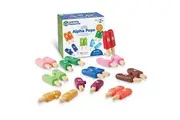 Learning Resources Smart Snacks Alpha Pops, 26 Pieces, Age 2+, Toys for Toddlers, Toddler Alphabet, Learning ABC, Learning Toys, Stocking Stuffers for Kids