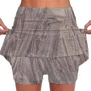 [Generic] Girls Ballet Skirt Mid Waist Pocket Skirt Exercise Yoga Pants Can Can Skirt