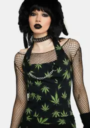 [Tripp NYC] Grass Mary Chain Corset Top