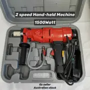New Diamond Core Drill Concrete Hand-Held Machine Wet Dry Drilling 2 speed 1500W