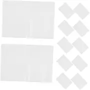 [COMPUKAS] 30Pcs Lightweight PVC Clear Passport Cover Travel Organizer Easy to Use Passport Protector for Travelers Teachers Event Attendees