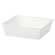 JONAXEL mesh basket, white, 50x51x15 cm