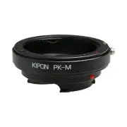 KIPON Adapter for Pentax K Lens to Rangefinder Live View Leica M Typ 240 Camera