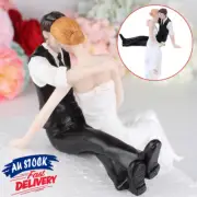 Wedding Cake Topper Figurine Favors Couple Groom Bride Resin Decoration