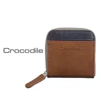 在飛比找momo購物網優惠-【Crocodile】鱷魚皮件 真皮 零錢包 零錢袋 010