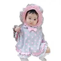 在飛比找ETMall東森購物網優惠-Colorland-披風外套 寶寶披風 嬰兒斗篷 造型外套