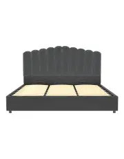 [Artiss] Fion King Size Bed Frame in Grey