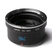 KIPON 0.8x Focal Reducer Optics Adapter for Hasselblad V Lens to Fuji GFX Camera