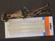 830 pts solderless breadboard w 75pcs jumper wires