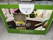 Kate Spade Target Polka Dot Portable Wireless Record Player NEW Bluetooth