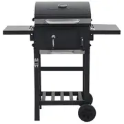Charcoal BBQ Grill With Wheels Outdoor Smoker Broiling Barbecue Cooker 97x99cm