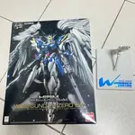 BANDAI 萬代 HIRM 1/100 XXXG-00W0 飛翼鋼彈零式 EW+地台一組