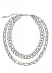 Cabi New NIP ID Necklace #2255 faux silver Was $119