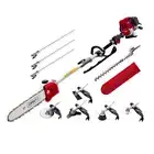 4 Stroke Pole Chainsaw Brush Cutter Hedge Trimmer Saw Multi Tool