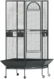 i.Pet Bird Cage Large Jumbo Aviary Budgie Perch Cage Parrot Stand Wheels Corner