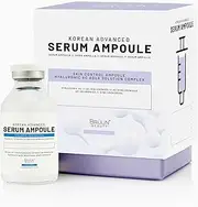 BRÜUN HY - Control Hyaluronic Aqua Solution Ampoule - Micro Needling Korean Serum Booster for Face to Use with and without Derma Pen Microneedling Skin Care Serum 1.18 fl.oz
