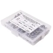 200PCS Hex Bolts Screw 304 Anti Oxidation Metric Thread M4 Bolts Kit With Nuts