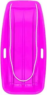 Generic Snow Sled for Kids and Adults, Downhill Toboggan with Pull Rope