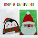 【嚴選SHOP】10入聖誕老人企鵝 可立式平口袋 聖誕禮物袋 耶誕節包裝袋 DIY塑膠袋 禮品 糖果 餅乾袋【X033】