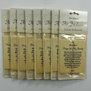 (8 QTY) Hanging Car Air Freshener Prayer Family Lavender Chamomile Closet Home