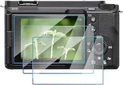 A6700 ZVE1 Screen Protector Compatible for Sony Alpha A6700 ZV-E1 Full-Frame Camera, Anti-Scratch 9H Hardness Tempered Glass (3 Pack)