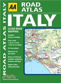 在飛比找三民網路書店優惠-AA Road Atlas Italy