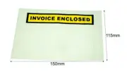 1000 Osmer Invoice Enclosed Labelope clear envelope Self Adhesive Pouch doculope