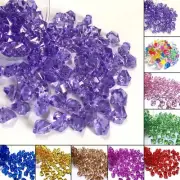 200x Acrylic Plastic Ice Rocks Sparkle and Shine in Light and Sunshine