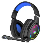 Gaming Headset for PC/PS4/PS5/Xbox One/Switch, Stereo Surround Sound Blue