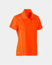 Bisley Women’s Cool Mesh Polo with Reflective Piping