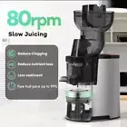 Canoly 002 4.1 inch 104mm Powerful Slow Cold Press Masticating Juicer