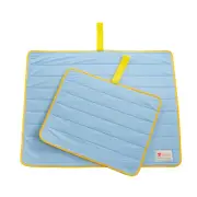 Pet Dog Cooling Mat Non-Slip Travel Roll Up Cool Pad Bed Portable Outdoor Medium