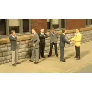 Businessmen (6/Pack) HO/OO gauge figures Bachmann 33112